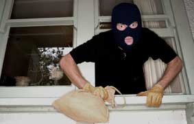 Intruder Breaking In