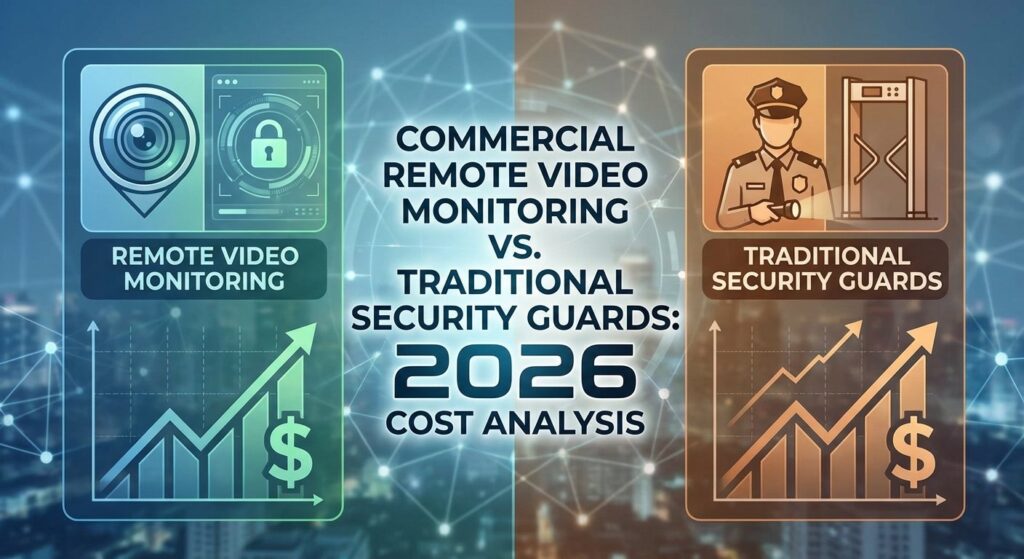 Commercial Remote Video Monitoring vs. Traditional Security Guards: 2026 Cost Analysis