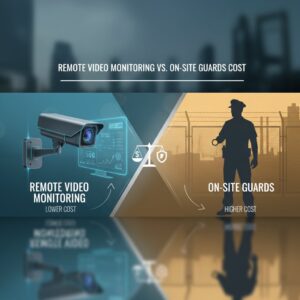 Remote Video Monitoring vs. On-Site Guards Cost