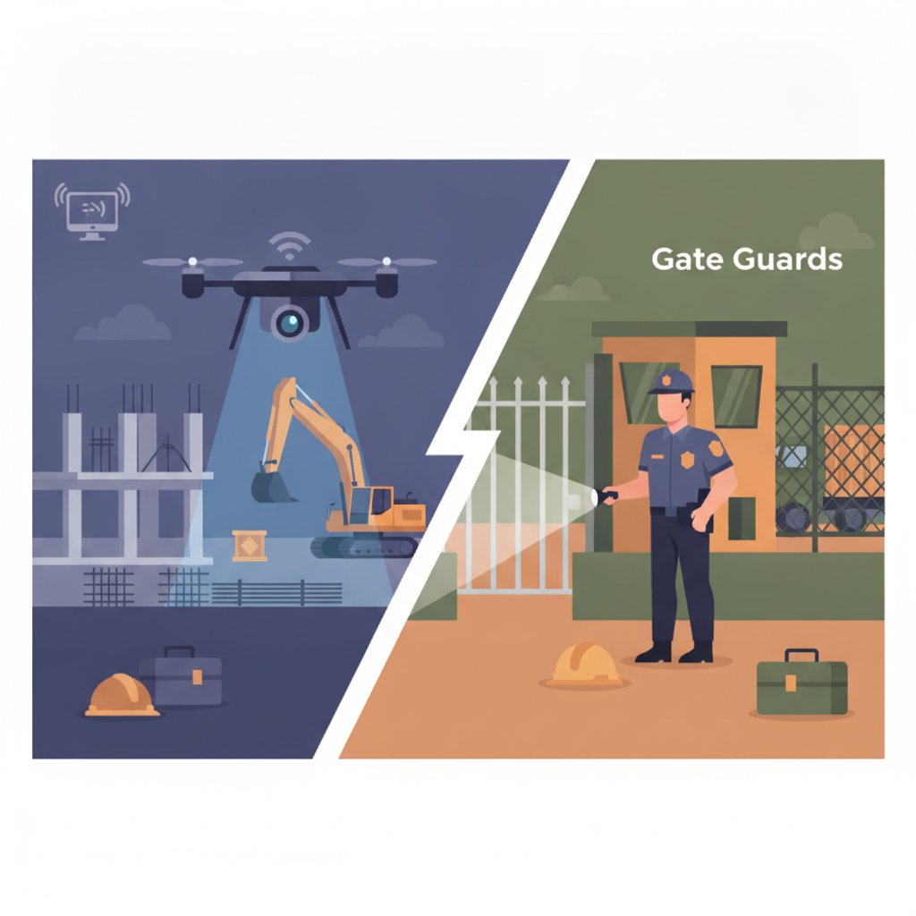 Construction Site Security: Remote Video vs. Gate Guards