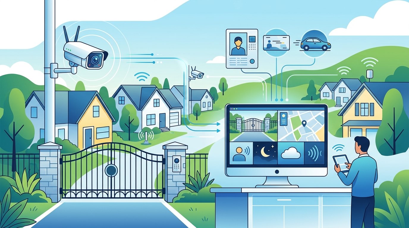 Gated Community Video Monitoring: 7 Features HOAs Need